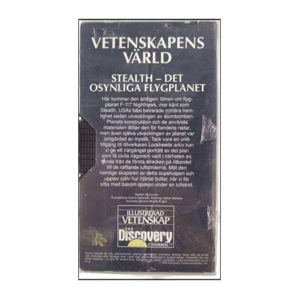 Vetenskapens Värld: Stealth Det Osynliga Flygplanet
