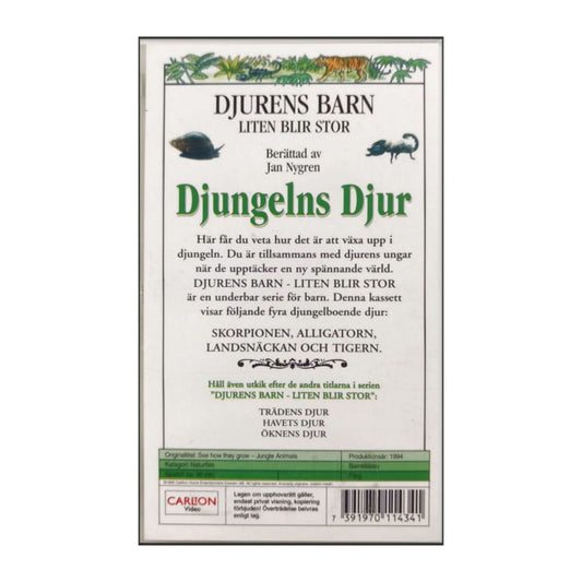 See How They Grow (1994) Djurens Barn Liten Blir Stor: Djungelns Djur