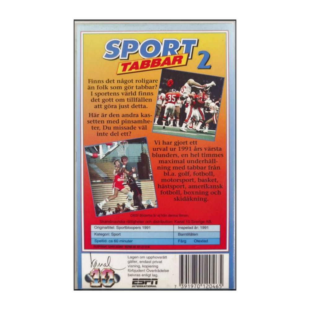Sportbloopers | Sporttabbar 2