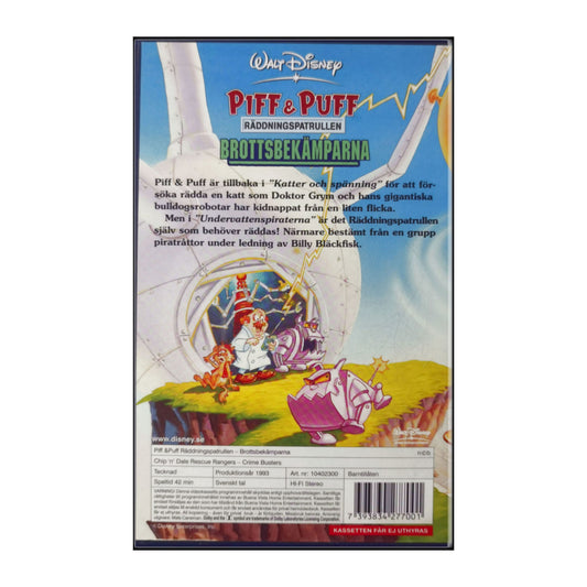 Chip 'N' Dale (1993) Piff & Puff Räddningpatrullen: Brottsbekämparna
