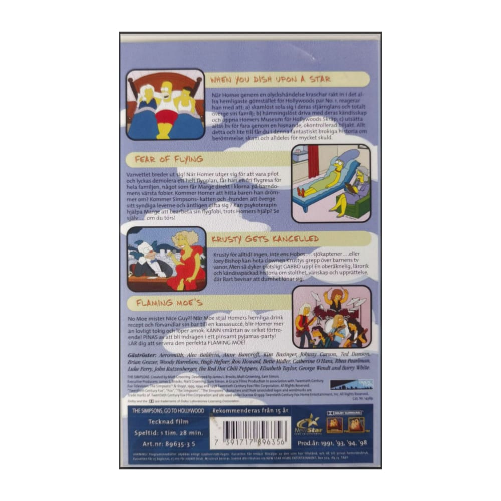 The Simpsons (1991-1998) Go To Hollywood