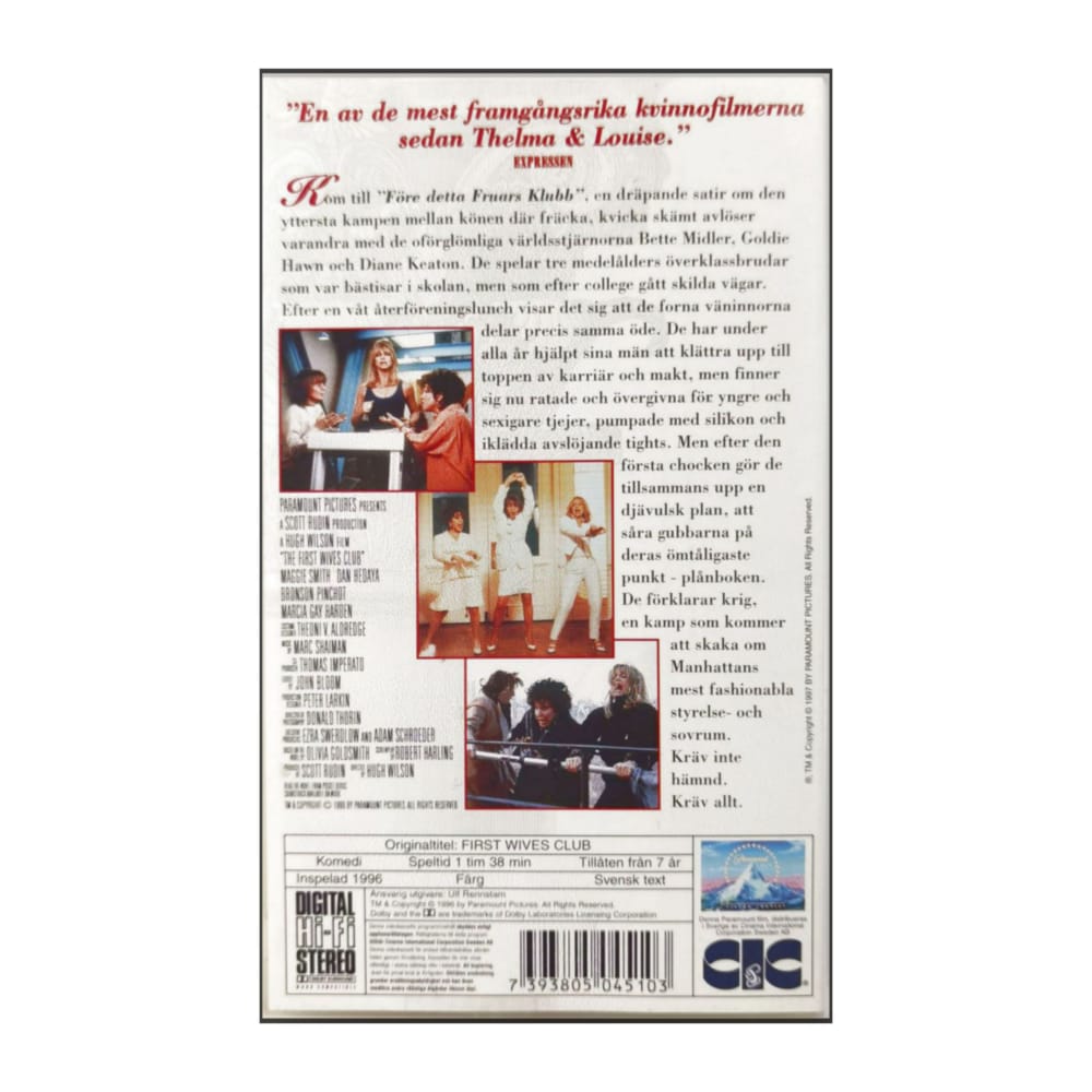 The First Wives Club | Före Detta Fruars Klubb
