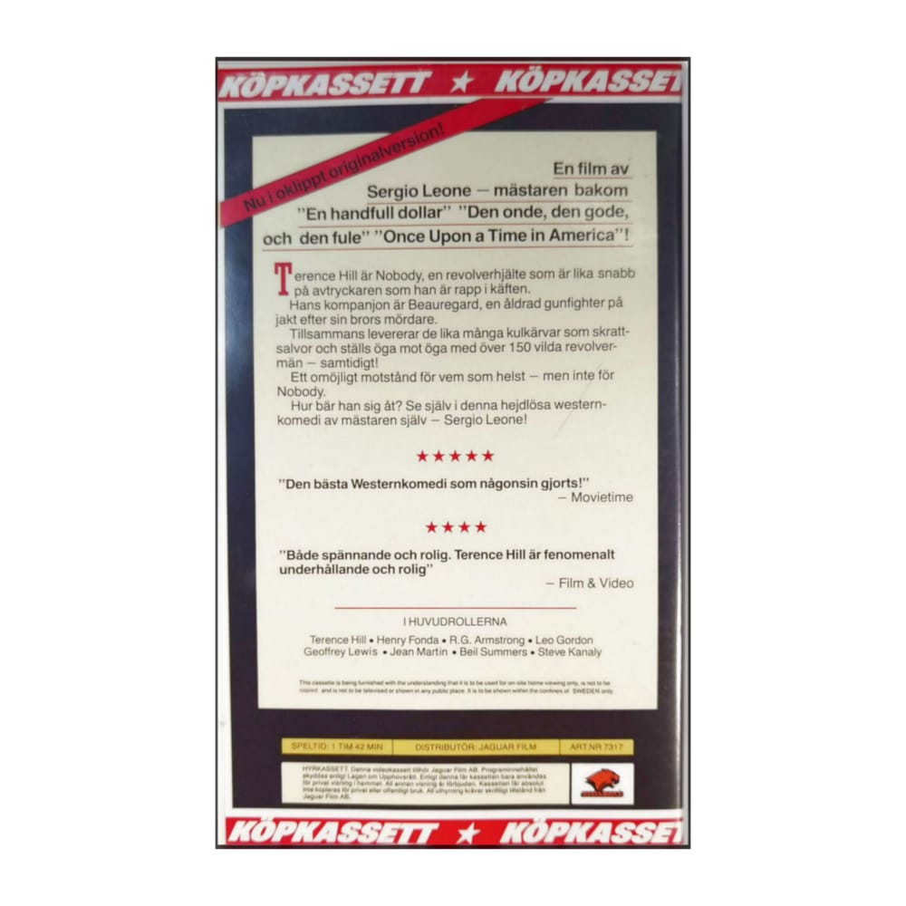 My Name Is Nobody (1973) Mitt Namn Är Nobody