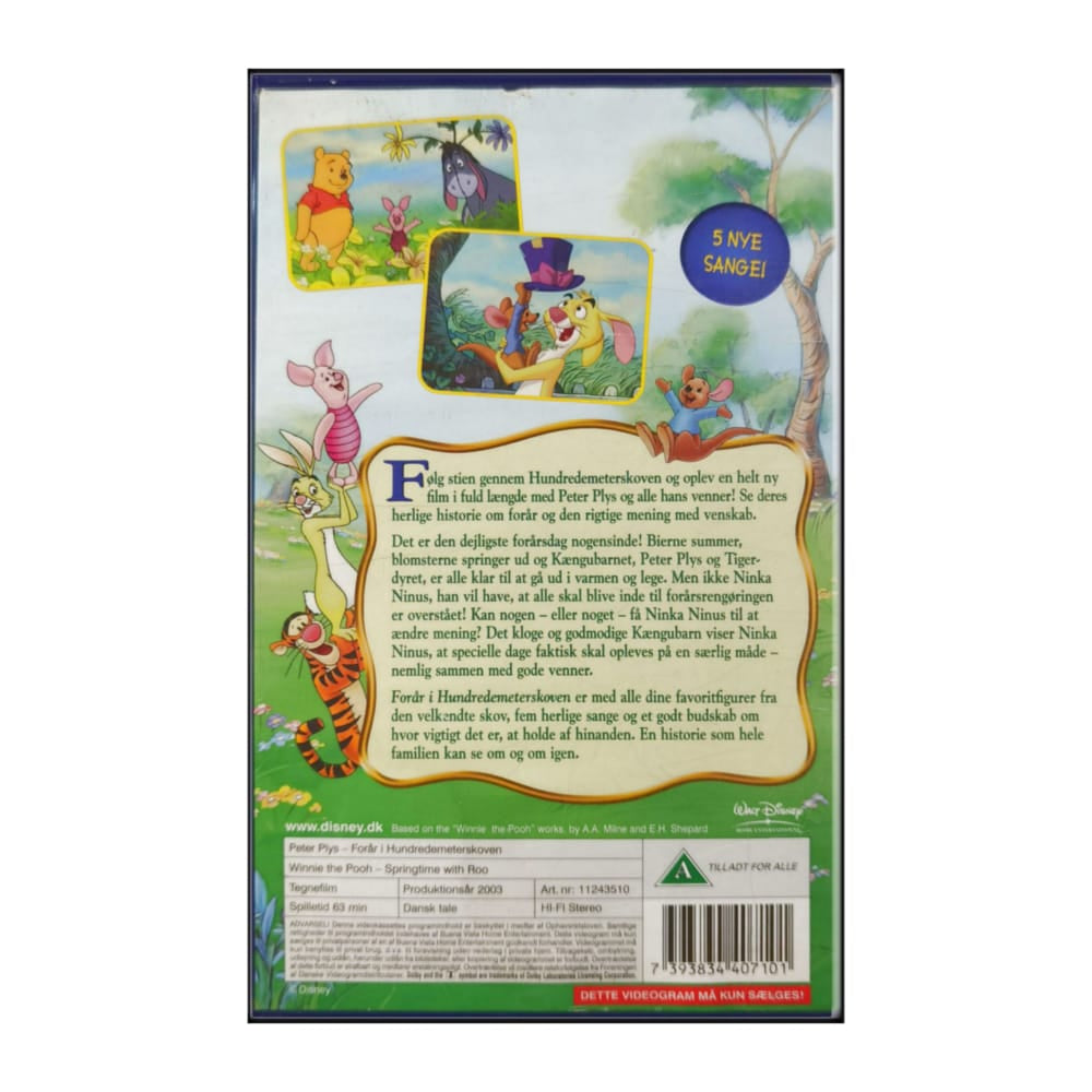 Winnie The Pooh R Peter Plys: Forår I Hundredemeterskoven