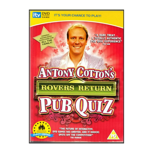 Antony Cotton'S Rovers Return Pub Quiz