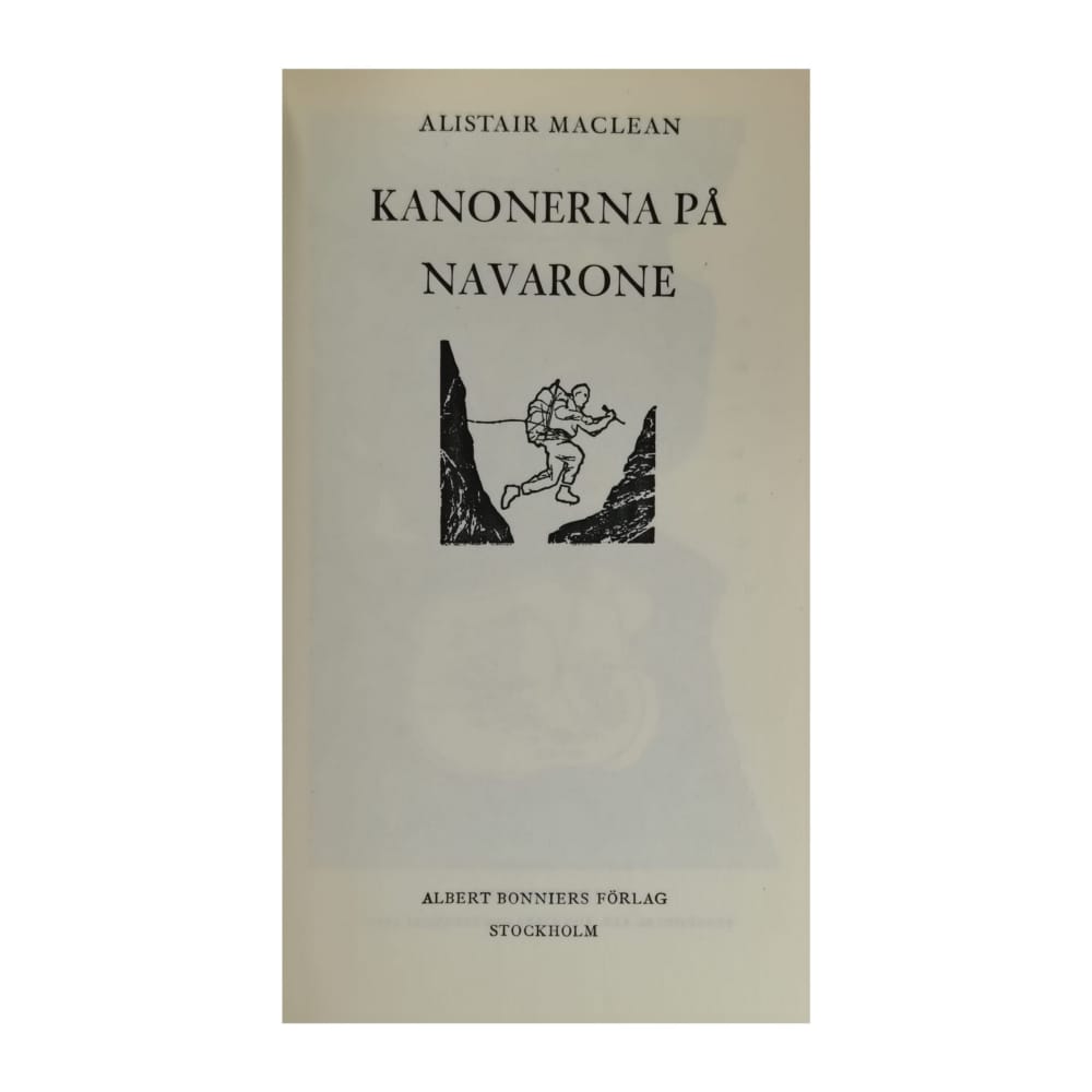 Alistair Maclean: Kanonerna På Navarone