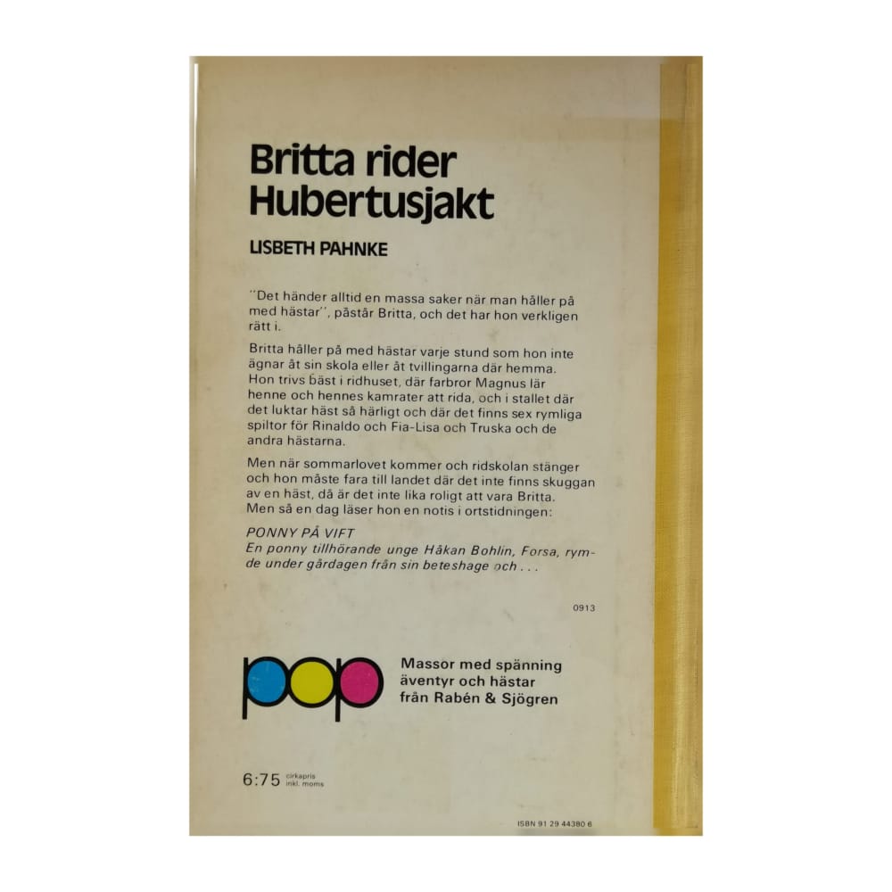 Lisbeth Pahnke: Britta Silver Och Fölet