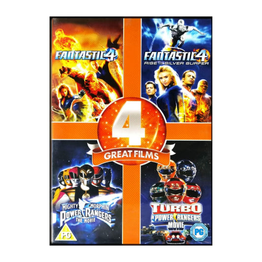Fantastic Four + Rise Of The Silver Surfer + Power Rangers: Mighty + Turbo