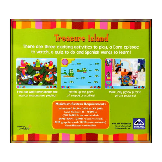 Dora The Explorer: Click & Create 4 Treasure Island