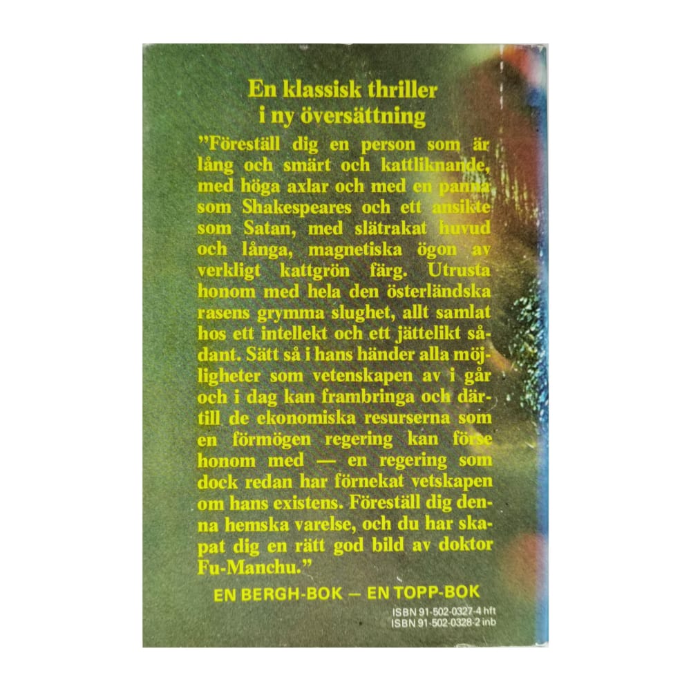 Sax Rohmer : Mysteriet Dr. Fu-Manchu