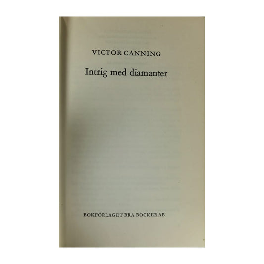 Victor Canning: Intrig Med Diamanter
