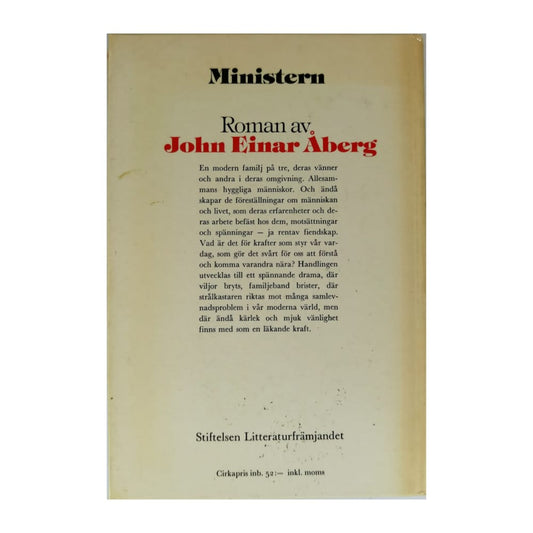 John Einar Åberg: Ministern
