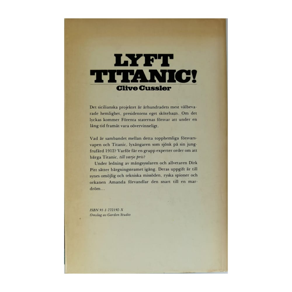 Clive Cussler: Lyft Titanic