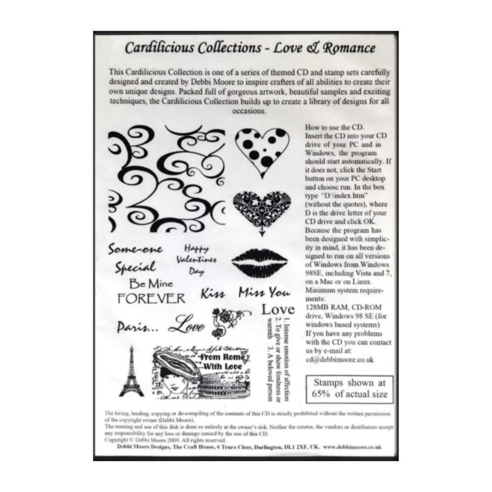 Debbie Moore: Cardilicious Collection: Love & Romance