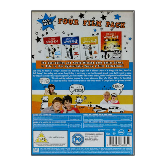 Diary Of A Wimpy Kid 1-4