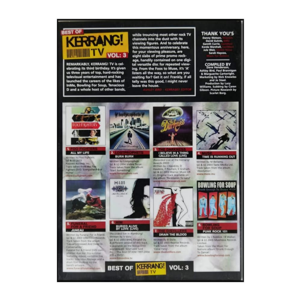 Kerrang: Best Of Kerrang Tv 3