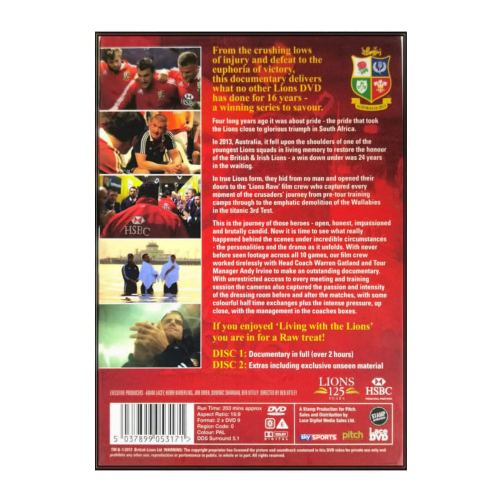 The British & Irish Lions 2013 Lions Raw