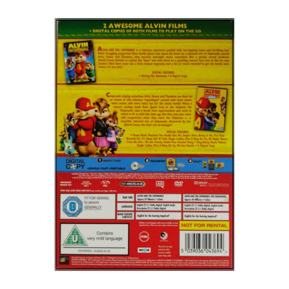 Alvin And The Chipmunks 1-2