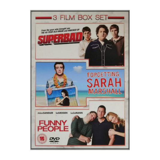Superbad + Forgetting Sarah Marshall + Funny People