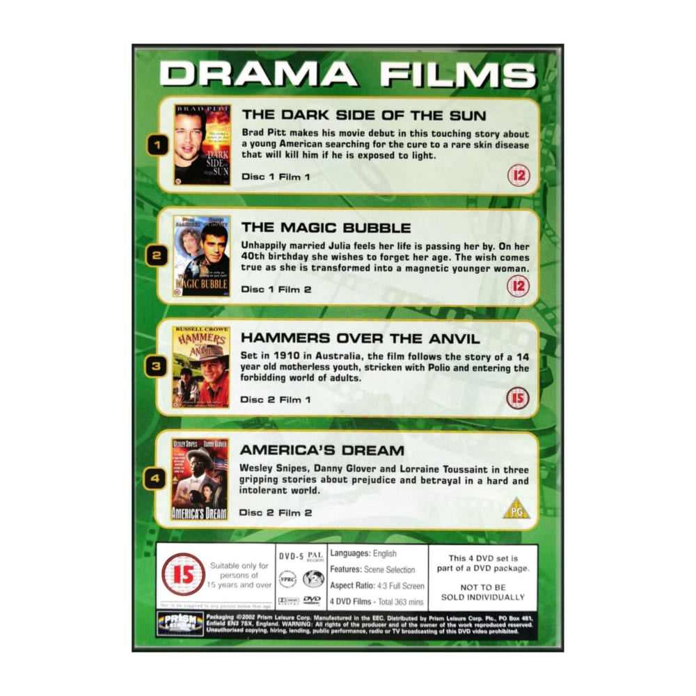4 Dvd Movies: Drama Films