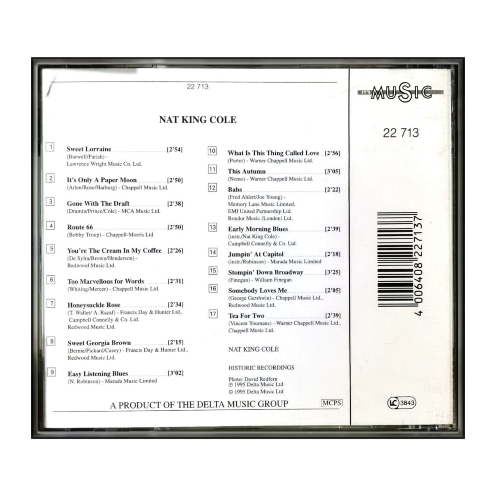 Nat King Cole: Jazz Music
