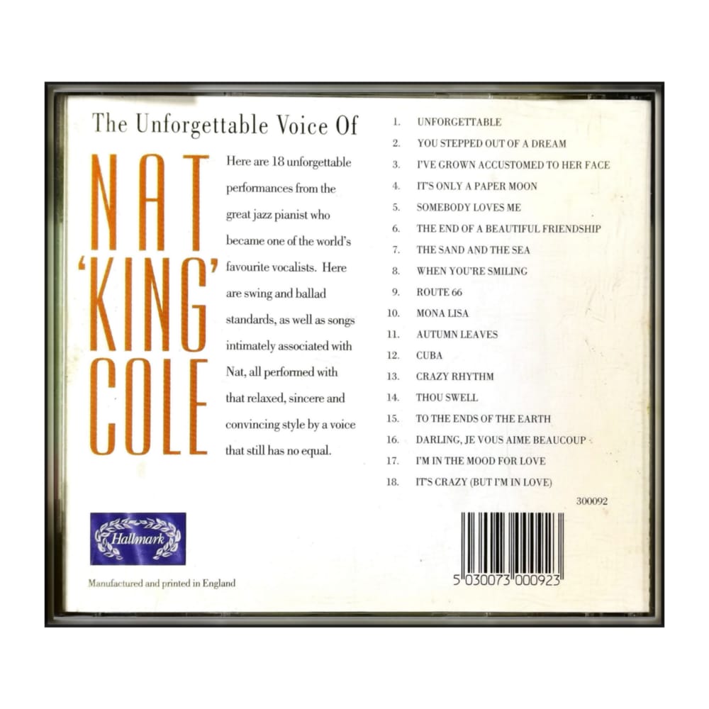 Nat King Cole: The Unforgettable Voice