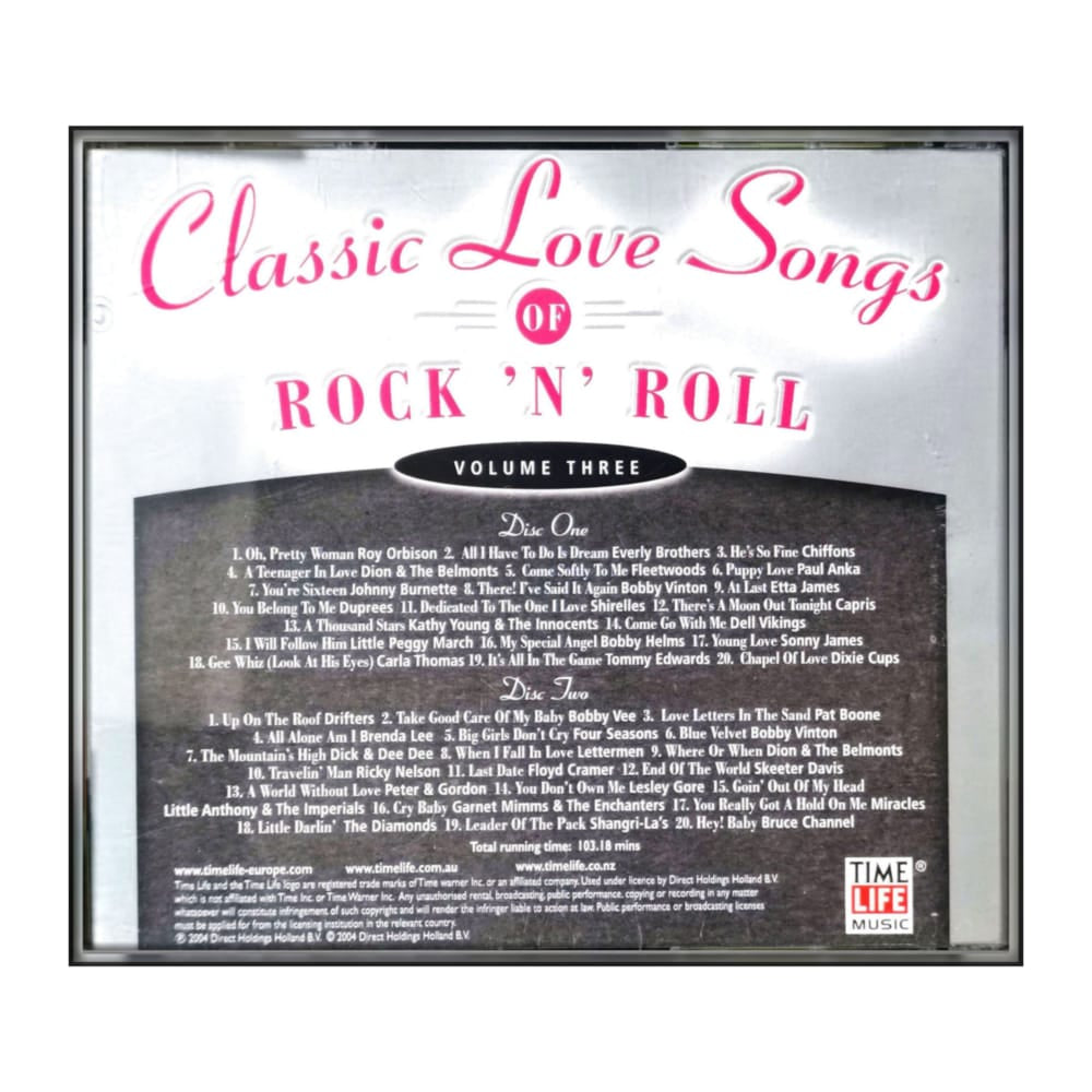 Classic Love Songs Of Rock&Roll 3