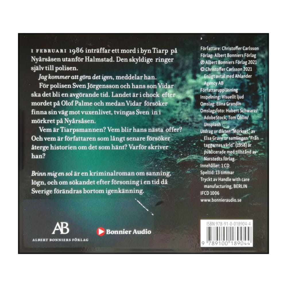 Christoffer Carlsson: Brinn Mig En Stol