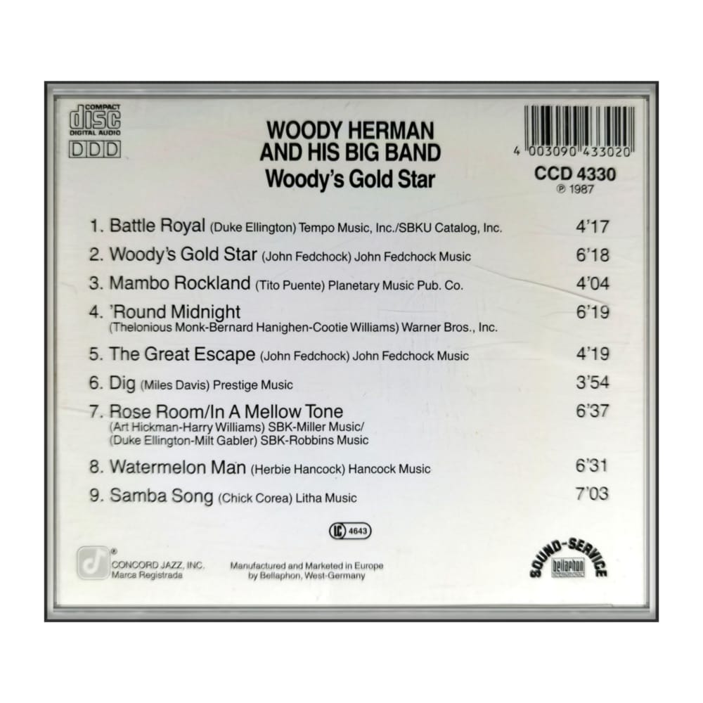 Woody Herman And His Big Band:  Woody'S Gold Star