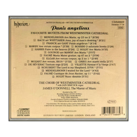 Iain Simcock & James O'Donnell & Westminster Cathedral Choir : Panis Angelicus
