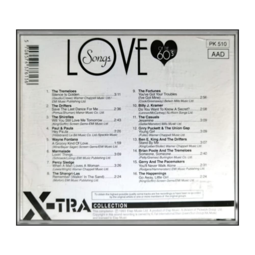 Love Songs Of The 60S