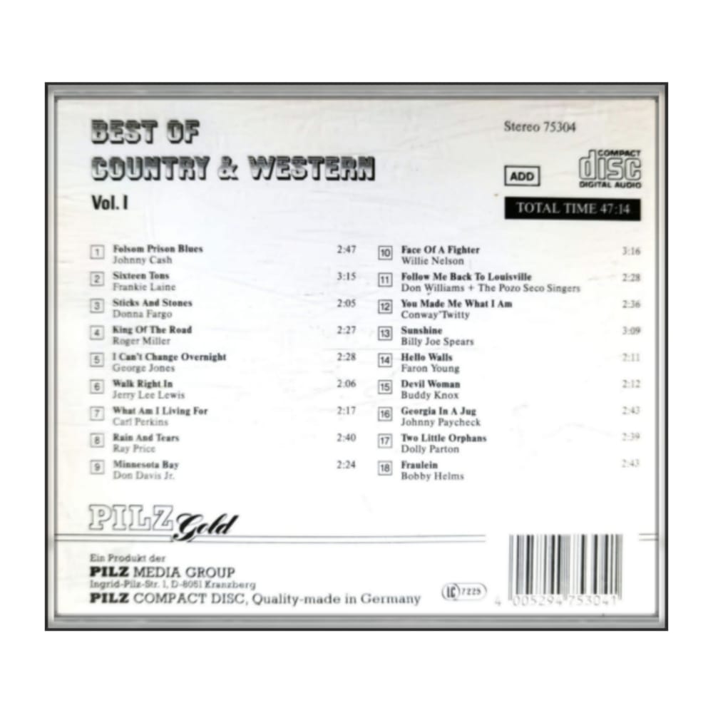 In The Heart Of Dixie Best Of Country & Western 1