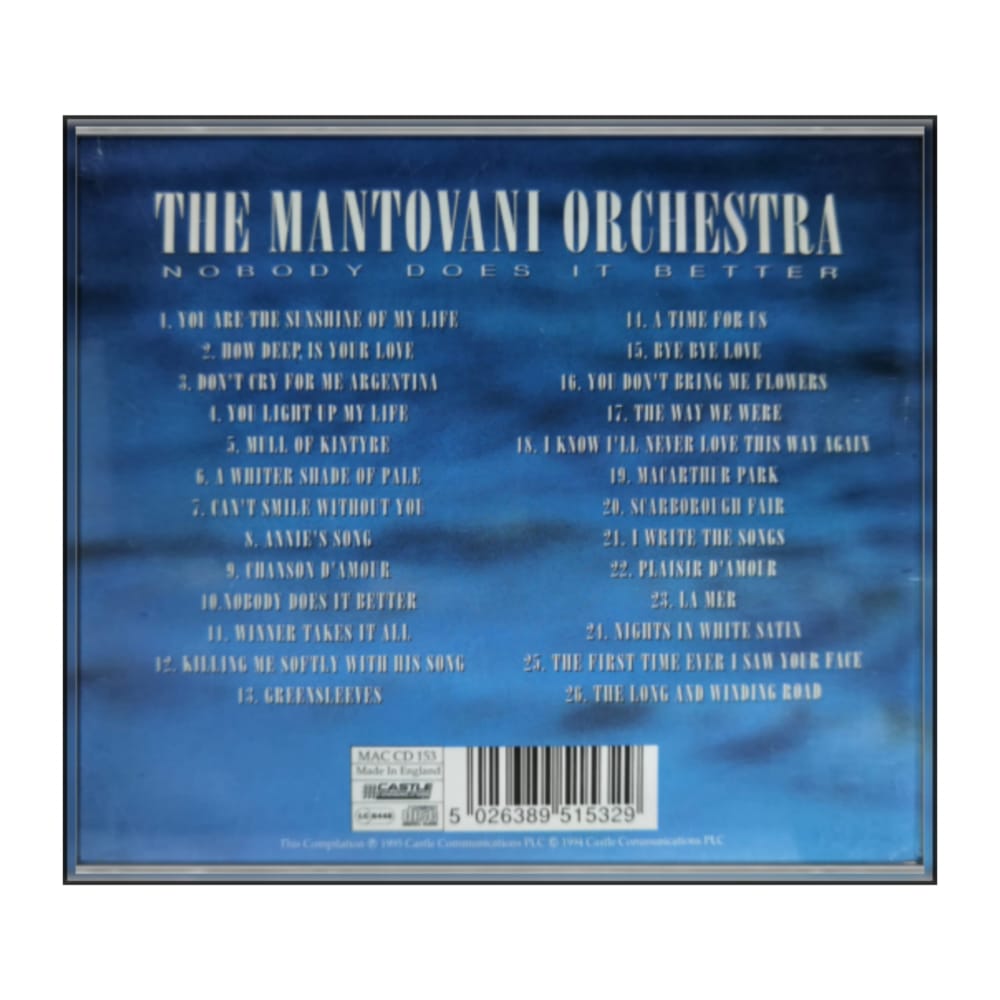 Mantovani Orchestra: Nobody Does It Better