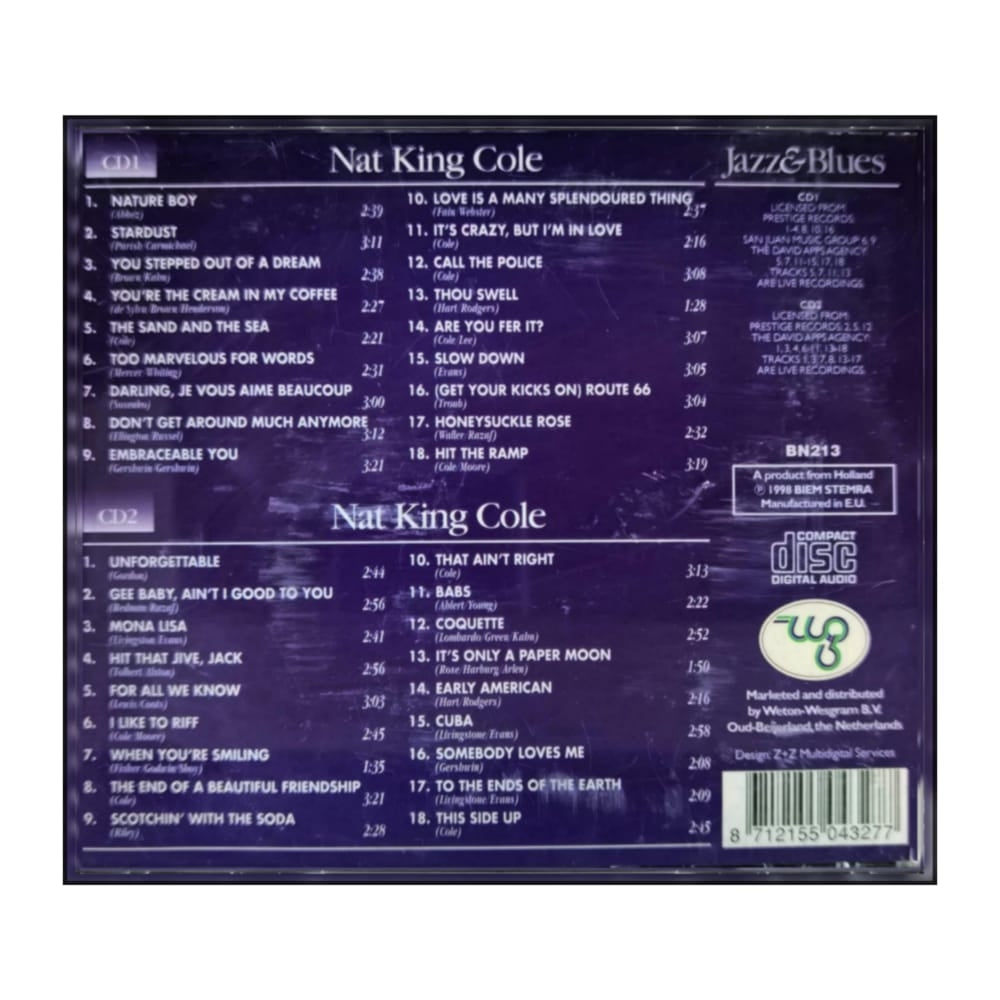 Nat King Cole: Jazz & Blues