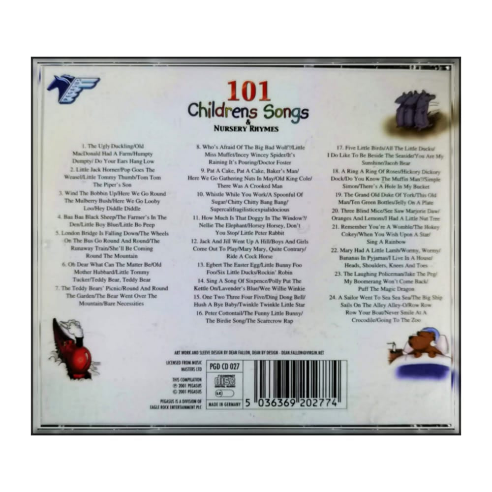 101 Children'S Songs & Nursery Rhymes
