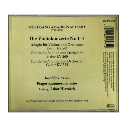 Wolfgang Amadeus Mozart: Die Violinkonzerte