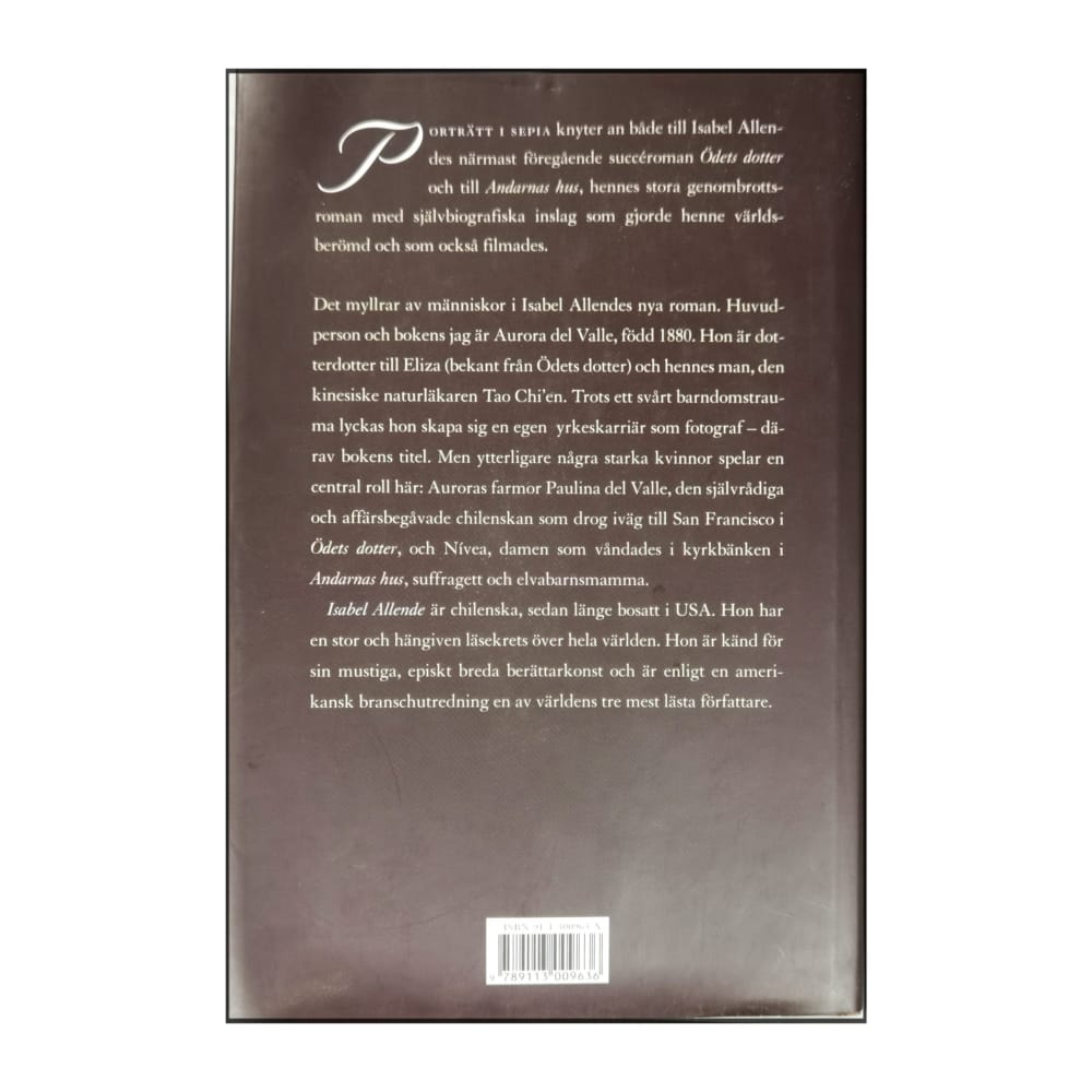 Isabel Allende: Portrait In Sepia