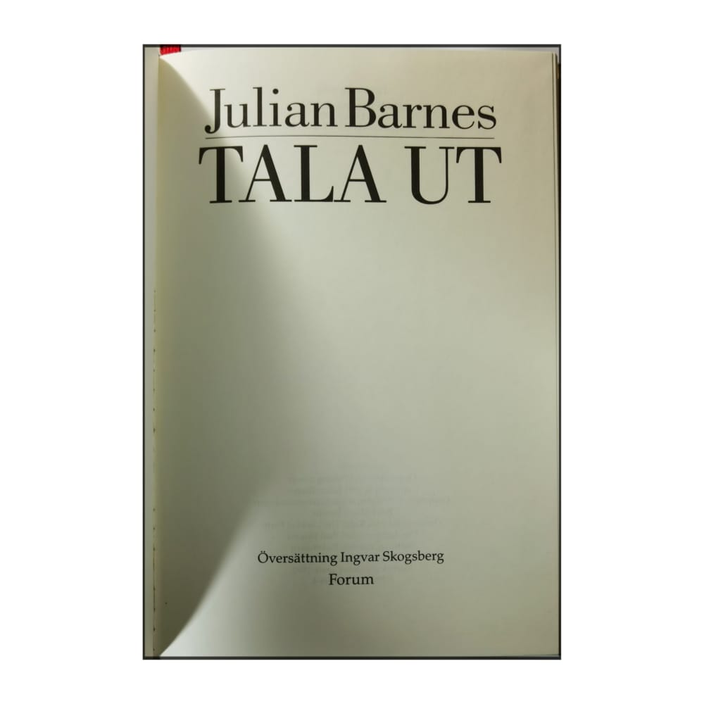 Julian Barnes: Tala Ut