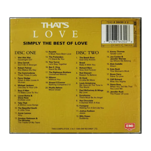 That'S Love: Simply The Best Of Love
