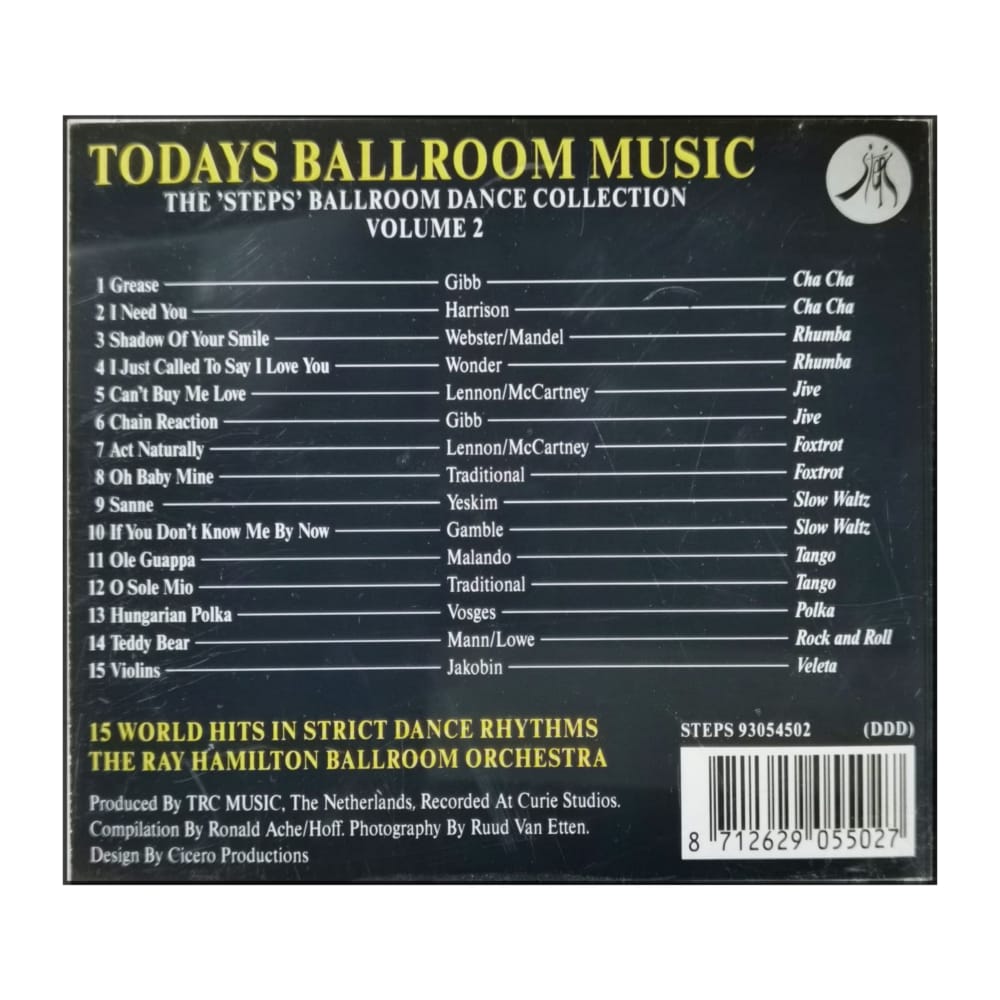 Ray Hamilton Ballroom Orchestra: Today'S Ballroom Music V2