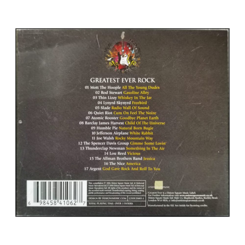 Greatest Ever! Rock: The Definitive Collection Disc-1