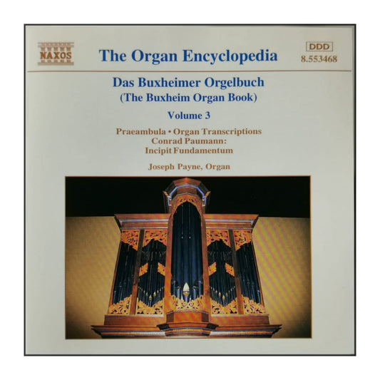 The Organ Encyclopedia: Das Buxheimer Orgelbuch V3