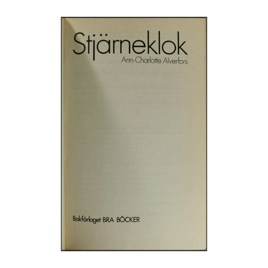 Ann-Charlotte Alverfors: Stjärneklok
