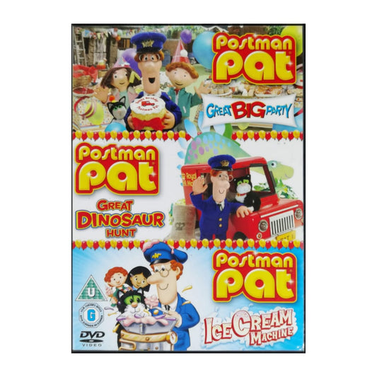 Postman Pat: Great Big Party + Great Dinosaur Hunt + The Ice Cream Machine