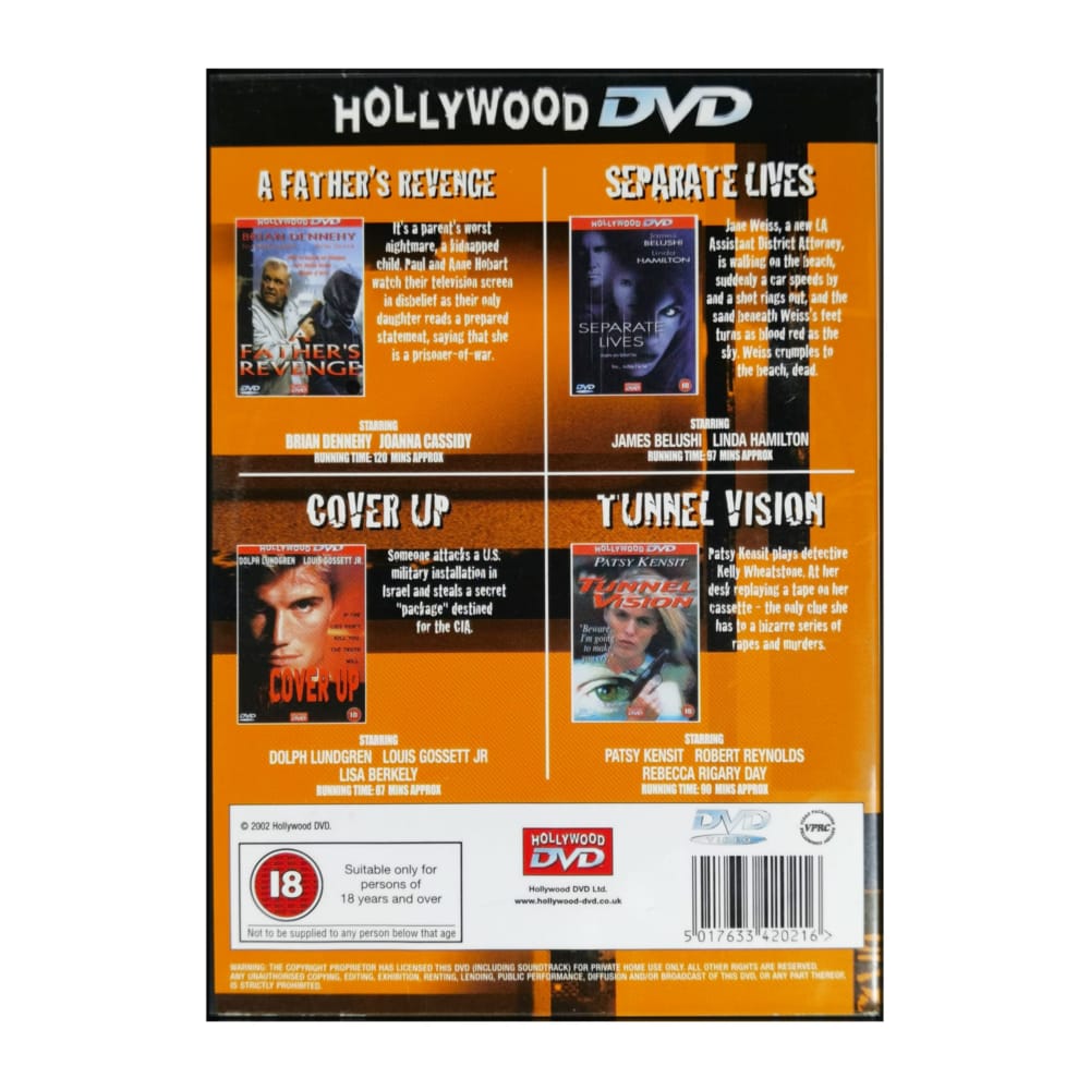 A Father'S Revenge + Separate Lives + Cover Up + Tunnel Vision