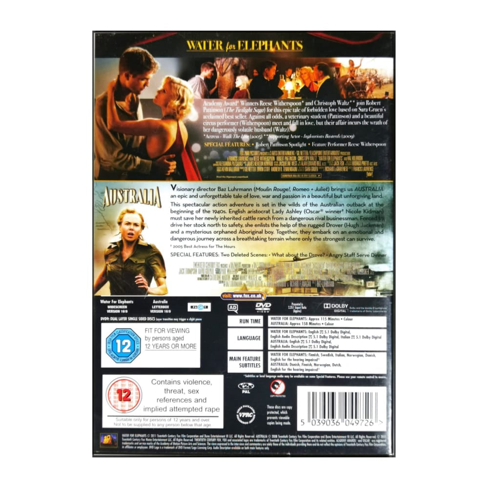 Water For Elephants + Australia