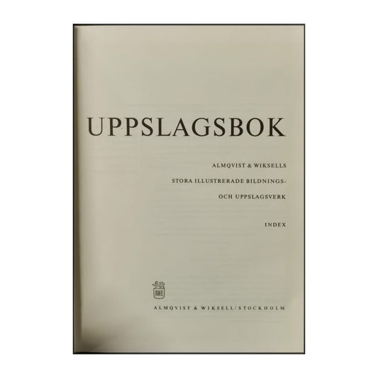 Focus Uppslagsbok Index