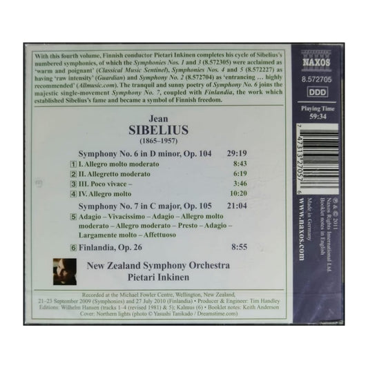 Pietari Inkinen & New Zealand Symphony Orchestra: Sibelius