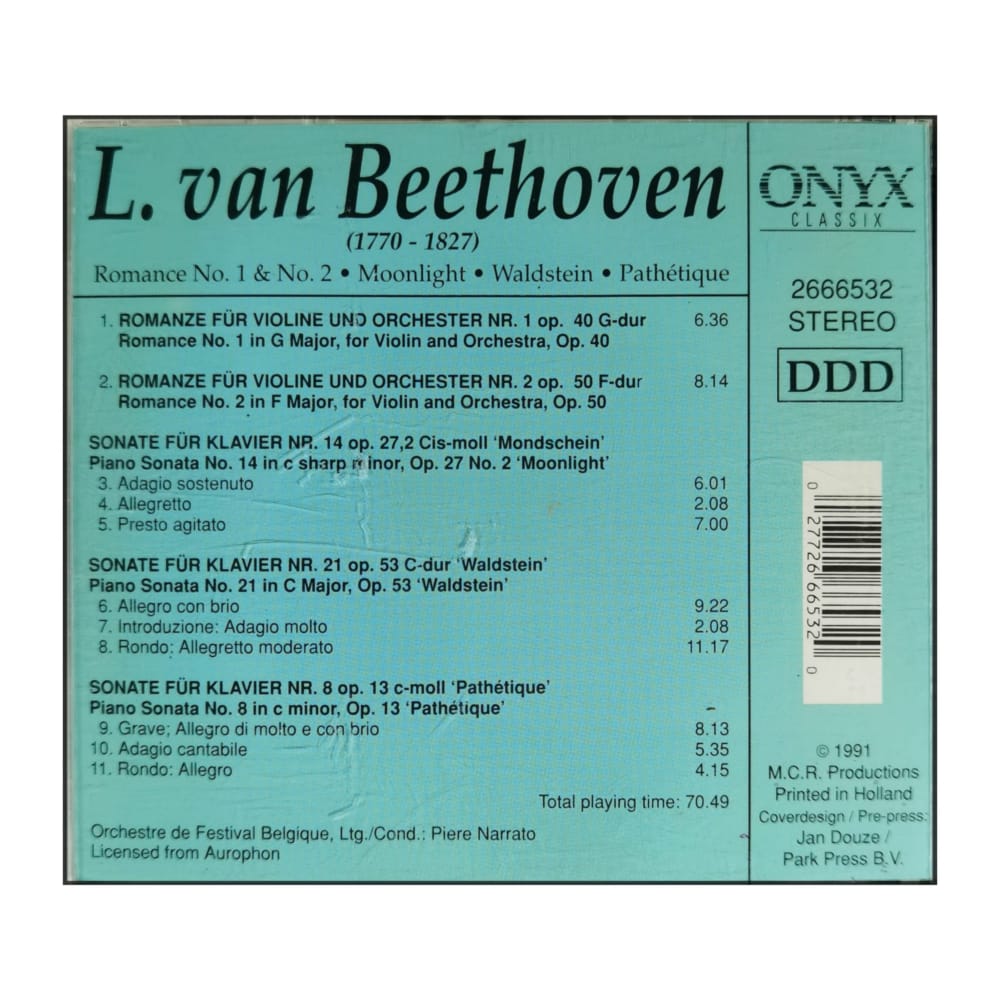 Ludwig Van Beethoven: Orchestre De Festival Belgique