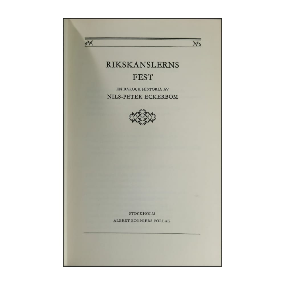 Nils-Peter Eckerbom: Rikskanslerns Fest